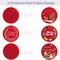 Christmas Embroidery Kit for Beginners, 3 PCS Adult Cross Stitches for Men, Red Santa Kit Set with Instruction Needle Thead Embroidery Hoop